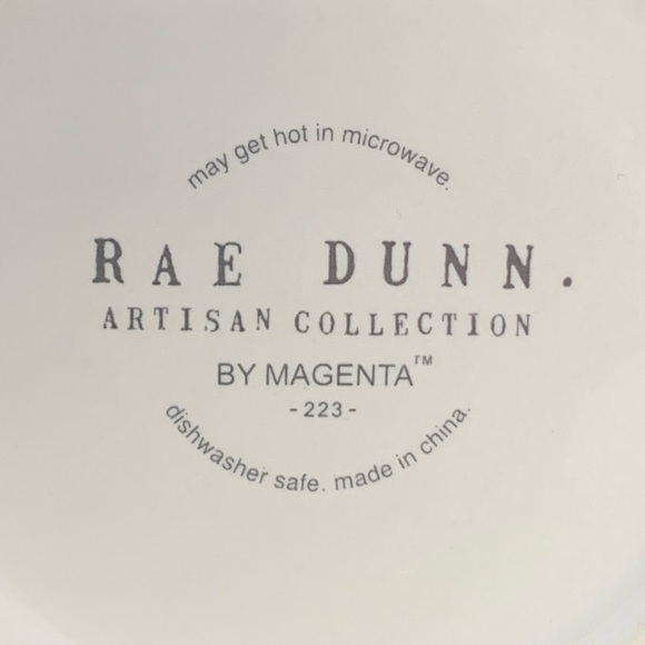 Rae Dunn by Magenta MERRY Ceramic Teapot | Ivory & Red | Artisan Collection 223 - Picture 6 of 10